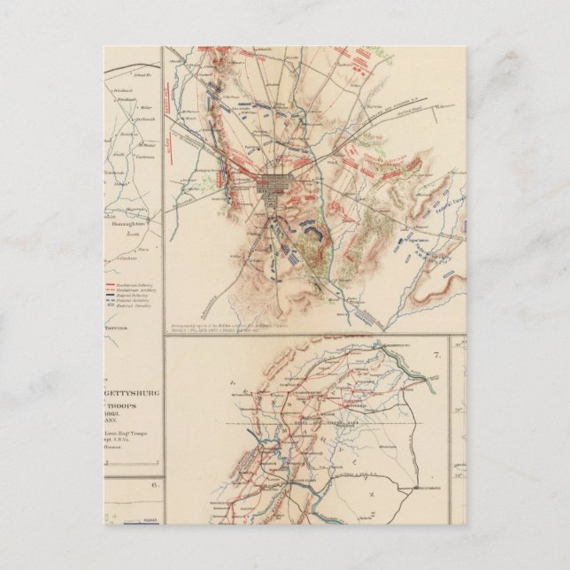 Carte Postale Gettysburg (Devant)