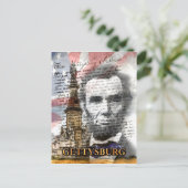 Carte postale Gettysburg Adresse (Debout devant)