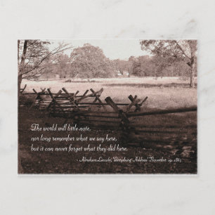 Carte Postale Gettysburg - Battlefield Postcard #2