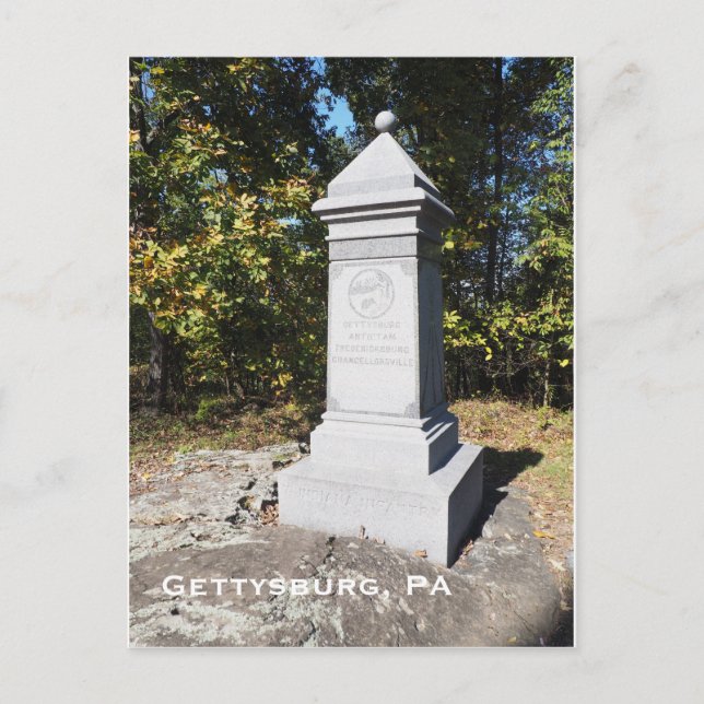 Carte Postale Gettysburg PA (Devant)