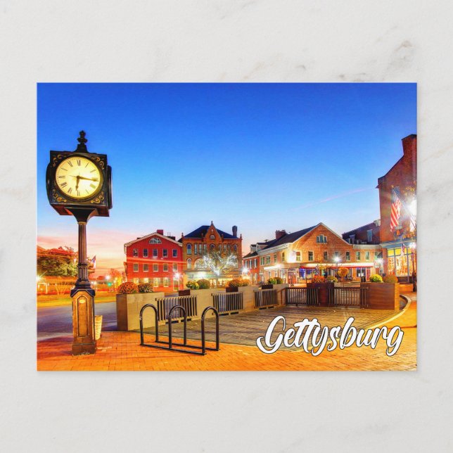 Carte Postale Gettysburg, Pennsylvanie, États-Unis (Devant)
