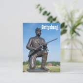 Carte postale Gettysburg Statue II (Debout devant)