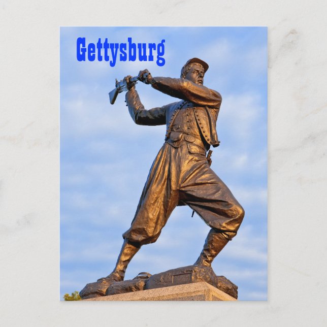 Carte postale Gettysburg Statue IV (Devant)