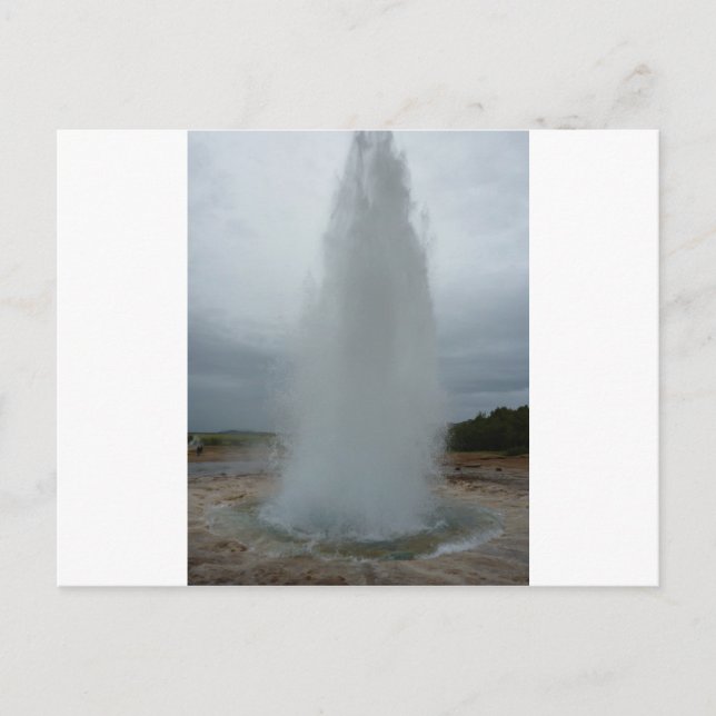 Carte Postale Geysir (Devant)