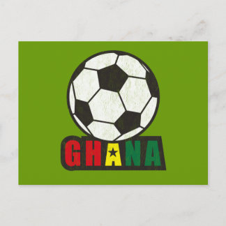 Carte Postale Ghana de football