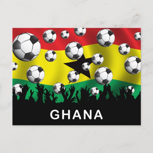 Carte Postale Ghana Football (Devant)