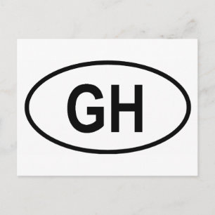 Carte Postale Ghana "GH"