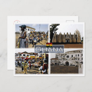 Carte Postale Ghana - Mosaic -