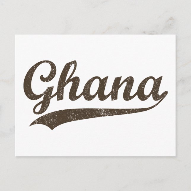 Carte Postale Ghana vintage (Devant)