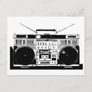 Carte Postale Ghetto Blaster