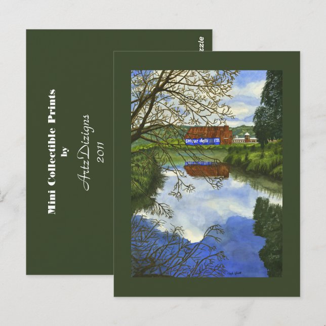 Carte Postale Ghirardelli Grange - Mini Imprimés Collectibles (Devant / Derrière)