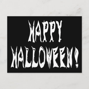 Carte Postale Ghost Halloween Text