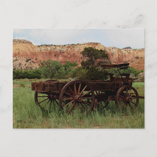 Carte Postale Ghost Ranch Wagon, photo de JLH (Devant)