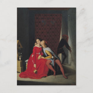 Carte Postale Gianciotto découvre Paolo et Francesca, 1814