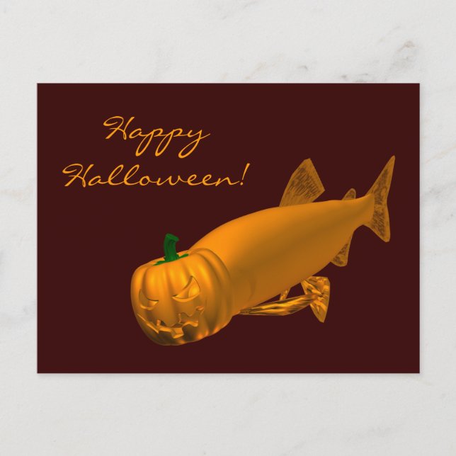 Carte Postale Giant Halloween Trout (Devant)