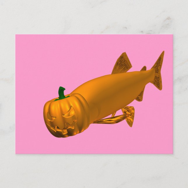 Carte Postale Giant Halloween Trout (Devant)
