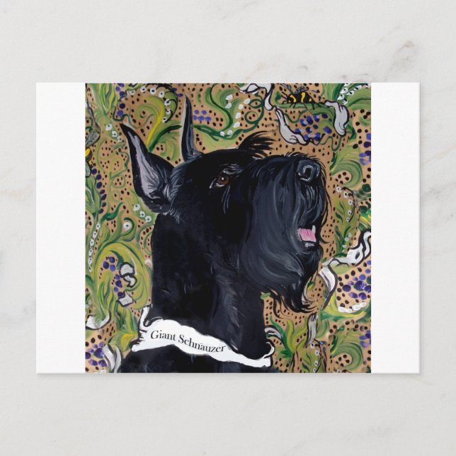 Carte Postale Giant Schnauzer (Devant)