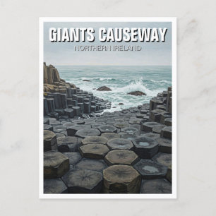 Carte Postale Giants Causeway Irlande du Nord Voyage Sunset
