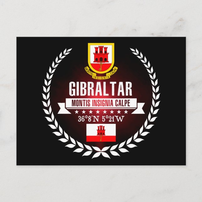 Carte Postale Gibraltar (Devant)