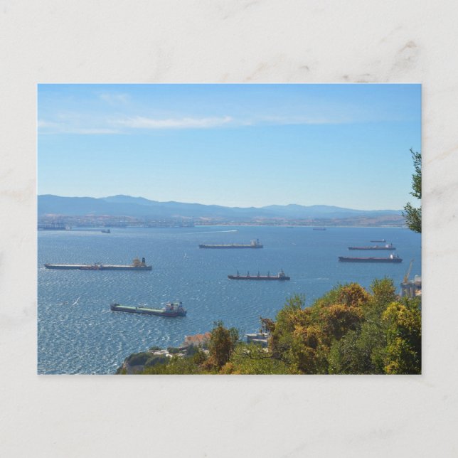 Carte Postale Gibraltar Anchorage De Dessus (Devant)