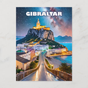 Carte Postale Gibraltar, carrefour des horizons et des voyages