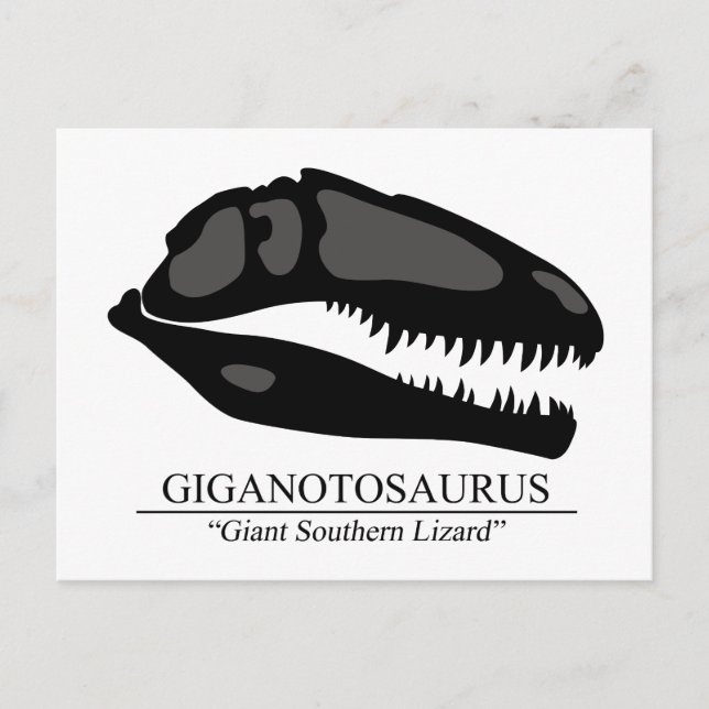 Carte Postale Giganotosaurus (Devant)