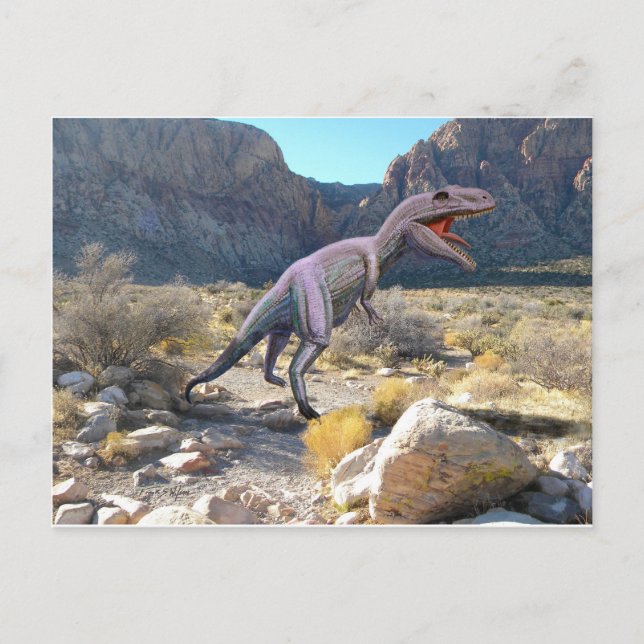 Carte Postale Gigantosaurus Dinosaur (Devant)