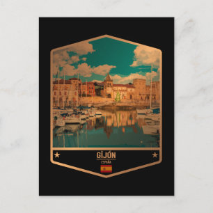 Carte Postale Gijón