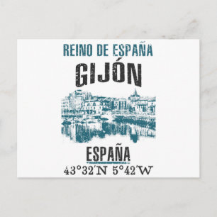 Carte Postale Gijón