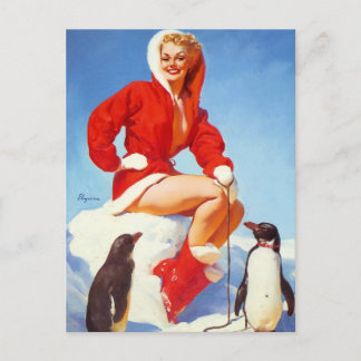 Carte Postale Gil Elvgren ♡ pin Vintage fille ♡