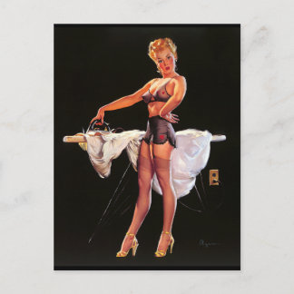 Carte Postale Gil Elvgren ♡ pin Vintage fille ♡