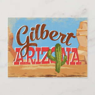 Carte Postale Gilbert Arizona Vintage voyage