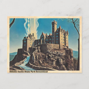 Carte Postale Gillette Castle State Park Connecticut Vintage