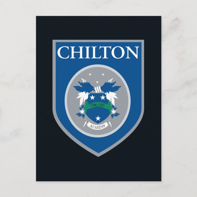 Carte Postale Gilmore Girls | Badge de l'Académie Chilton (Devant)