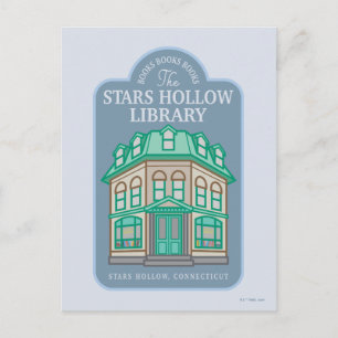 Carte Postale Gilmore Girls   Bibliothèque Stars Hollow