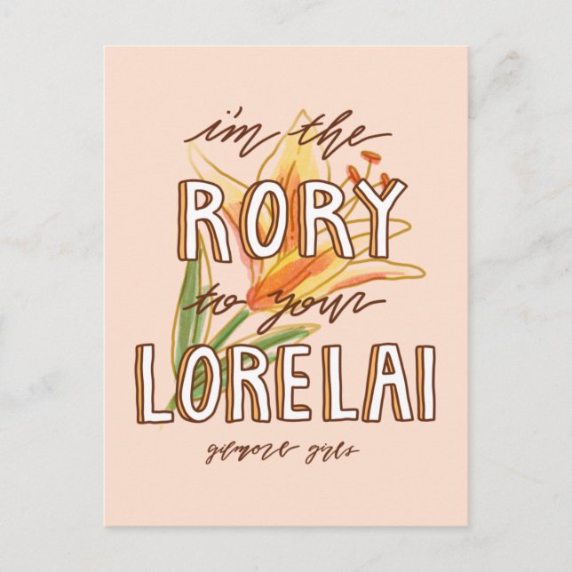 Carte Postale Gilmore Girls | I'm the Rory To Your Lorelai (Devant)