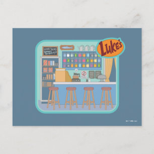 Carte Postale Gilmore Girls   Luke's Diner Graphic