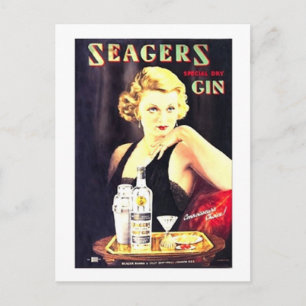 Carte Postale Gin de Seager