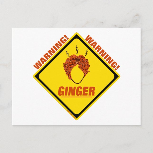 Carte Postale Ginger Alert! (Devant)