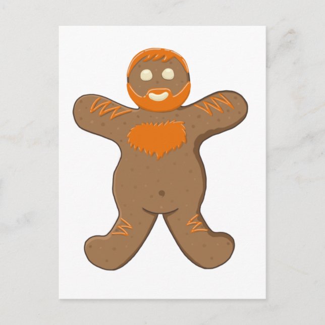 Carte Postale Ginger Bear Man (Devant)