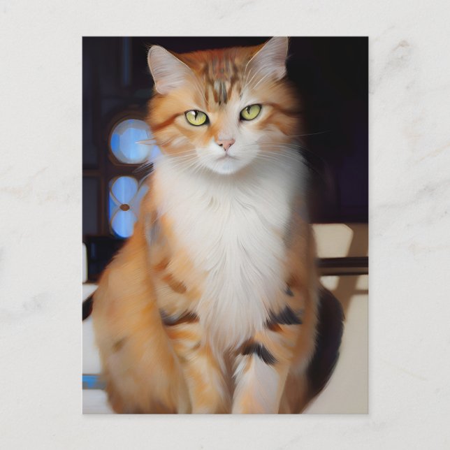 Carte Postale Ginger Cat (Devant)