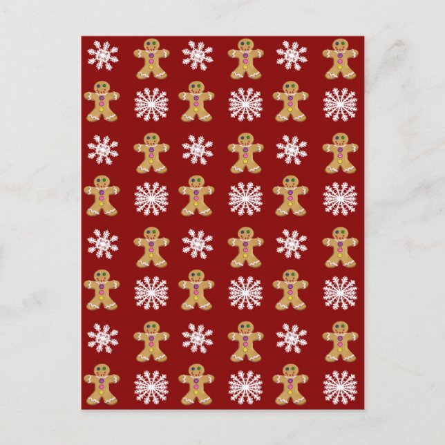 Carte Postale Ginger et Neige (Devant)