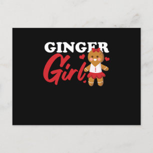 Carte Postale Ginger Girl
