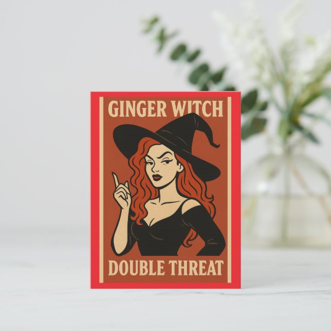 Carte postale Ginger Witch Double Threat (Debout devant)