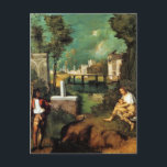 Carte Postale Giorgione La Tempête<br><div class="desc">Giorgione La Tempête.</div>