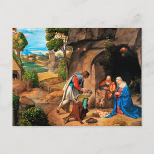 Carte Postale Giorgione - L'adoration des bergers