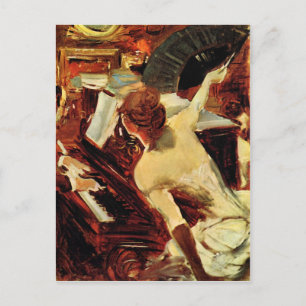 Carte Postale Giovanni Boldini - Chanteur Mondana