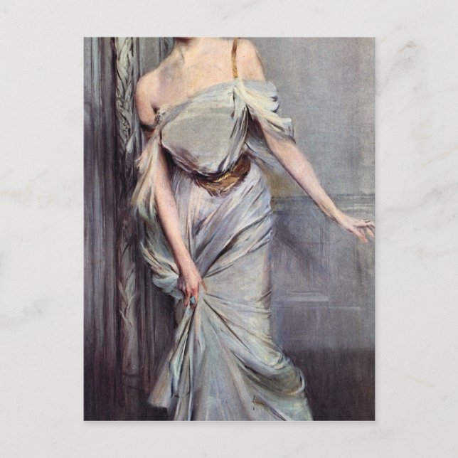 Carte Postale Giovanni Boldini - Mme Charles Max (Devant)
