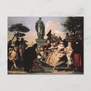 Carte Postale Giovanni Domenico Tiepolo - Minuet