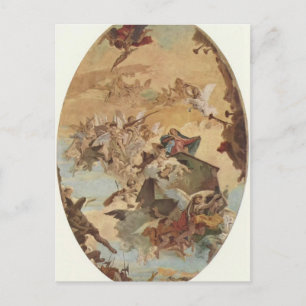 Carte Postale Giovanni Tiepolo : Transport de la Maison Sainte